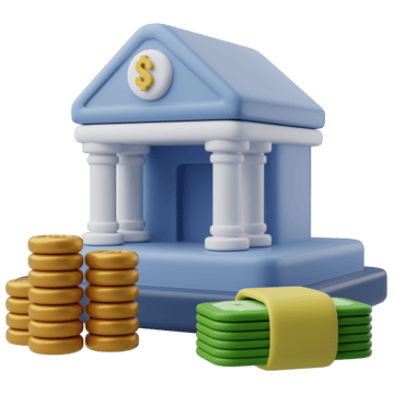 3D image of a bank building